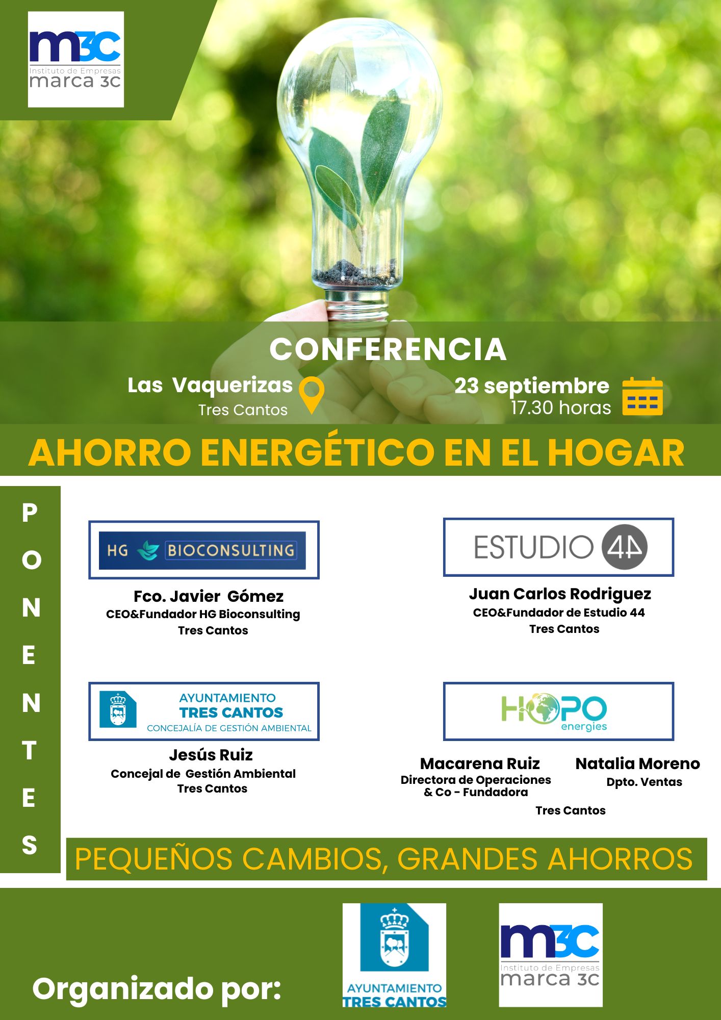 Conferencia ahorro energético hogares_tres Cantos
