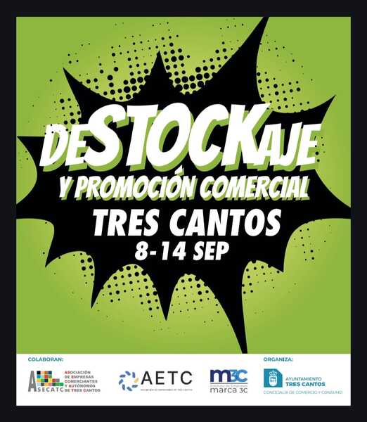 Feria de Destokaje en Tres Cantos del 8 al 14 de septiembre